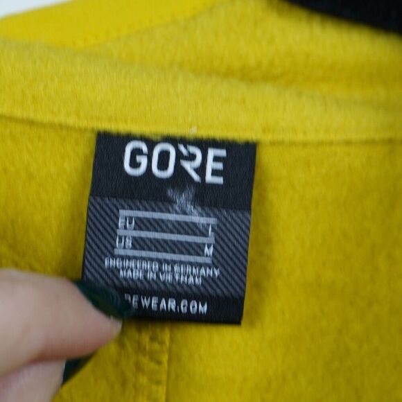 Gore Wear Mens TRAILKPR HYBRID 1/2-ZIP Cycling Mid Layer- Yellow - Large - Picture 4 of 9